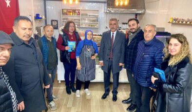 CUMHUR İYTİFAKI PAZARCIK ADAYI CEYHAN, DOĞAKA ÇARŞIYI ZİYARET ETTİ