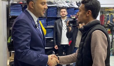TOPTAŞ; “ESNAFLARIMIZIN BİZLERİ SICAK KARŞILAMASINDAN MEMNUNİYET DUYDUK”