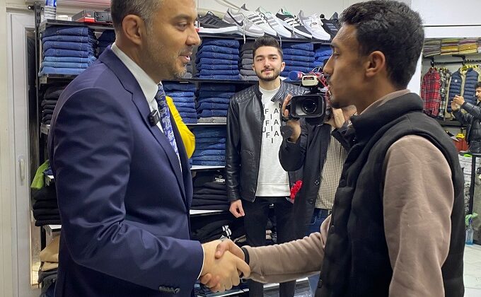 TOPTAŞ; “ESNAFLARIMIZIN BİZLERİ SICAK KARŞILAMASINDAN MEMNUNİYET DUYDUK”