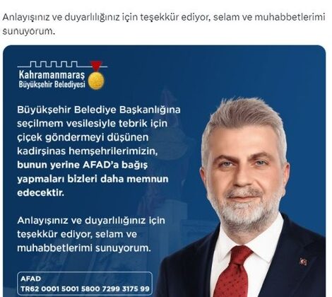 Başkan Görgel’den Örnek Davranış
