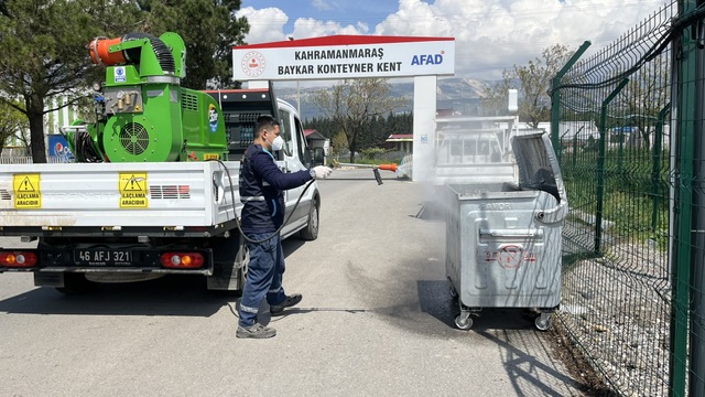 Ortak Kullanım Alanları Ramazan Bayramı Öncesi Dezenfekte Ediliyor