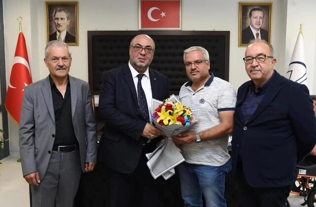 Kahramanmaraş Gazeteciler Cemiyeti’nden Dulkadiroğlu Belediye Başkanı Akpınar’a Ziyaret