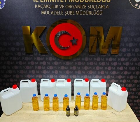 Kahramanmaraş’ta Kaçak/Sahte İçki Operasyonu