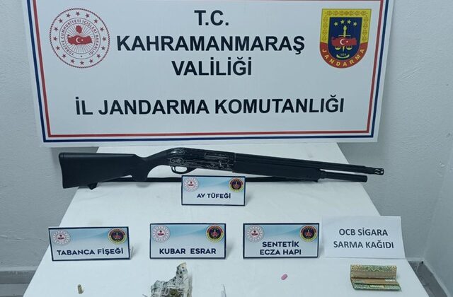 Kahramanmaraş İl Jandarma Komutanlığı’ndan Büyük Operasyon: Uyuşturucu ve Silah Kaçakçılığına Ağır Darbe