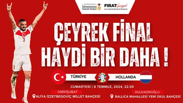 Haydi Çeyrek Finalde Millilerimize Hep Birlikte Desteğe