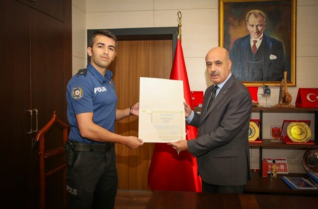 KAAN Kapsamında Özel Güvenlik Görevlilerine Teşekkür Belgesi verildi