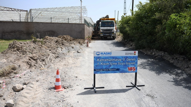 Ayaklıcaoluk’un Yeni İçmesuyu Hattının İmalatı Sürüyor