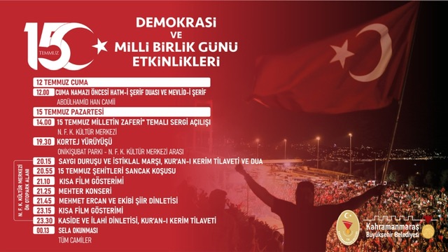 15 Temmuz Demokrasi ve Milli Birlik Günü Programında Buluşalım
