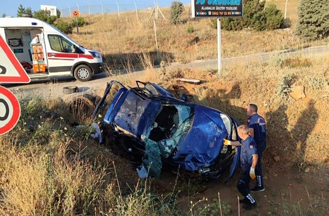 Göksun’da trafik kazası: 1 yaralı