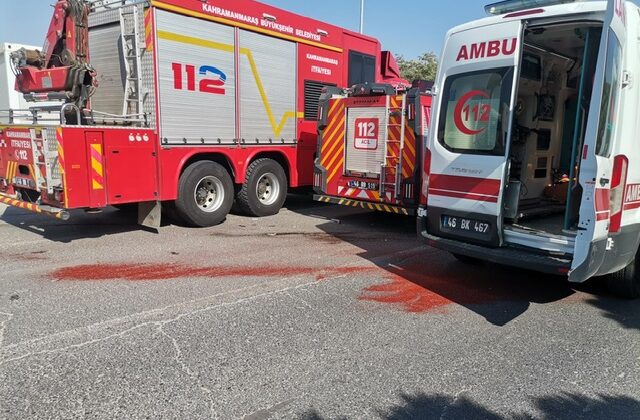Kahramanmaraş’ta Trafik Kazası: 1 Ölü, 2 Yaralı