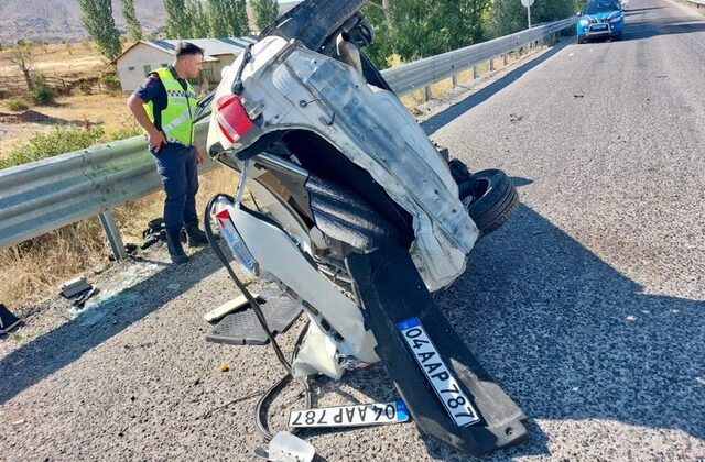 Göksun’da feci kaza