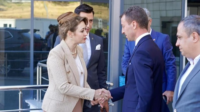 MHP Milletvekili Karakoç Dora ve İl Başkanı Demiröz’den Dulkadiroğlu Kaymakamı Aytemur’a Ziyaret