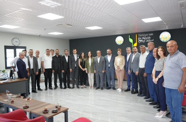 Zuhal Karakoç Dora’dan Tarım Kredi Kooperatifi Müdürü Fatih Okumuş’a Ziyaret