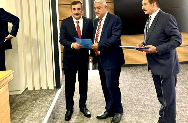 KMESOB Başkanı Ahmet Kuybu, Esnafın Sorunlarını Cumhurbaşkanı Yardımcısı Cevdet Yılmaz’a İletti