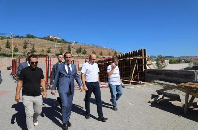 Çankırı Valisi M. Fırat Taşolar, Devam Eden Okul İnşaatlarını Yerinde İnceledi