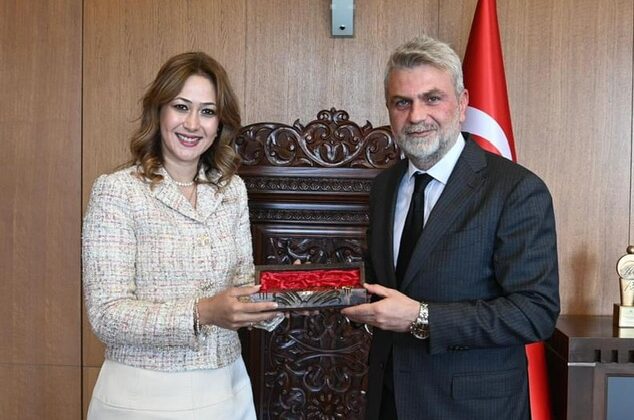 Milletvekili Zuhal Karakoç Dora, Kahramanmaraş Büyükşehir Belediye Başkanı Fırat Görgel’i Ziyaret Etti