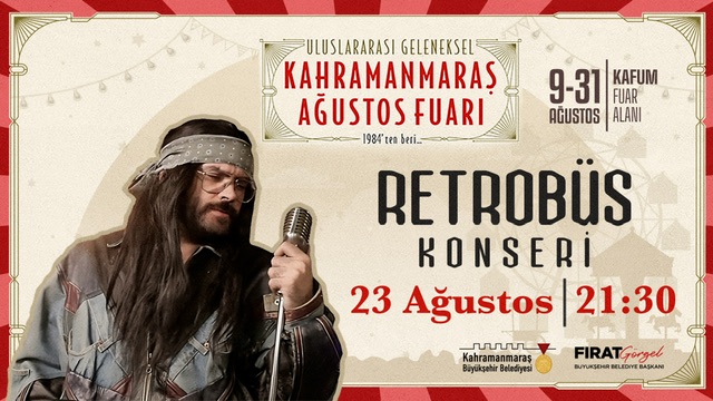 Sevilen Pop – Rock Grubu “Retrobüs”KAFUM’da Müzikseverlerle Buluşacak