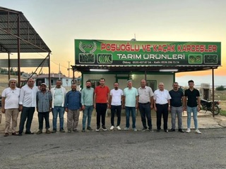 AK Parti Türkoğlu İlçe Başkanı Hayrullah Koz’dan Kadıoğluçiftliği’nde Çiftçi Ziyaret