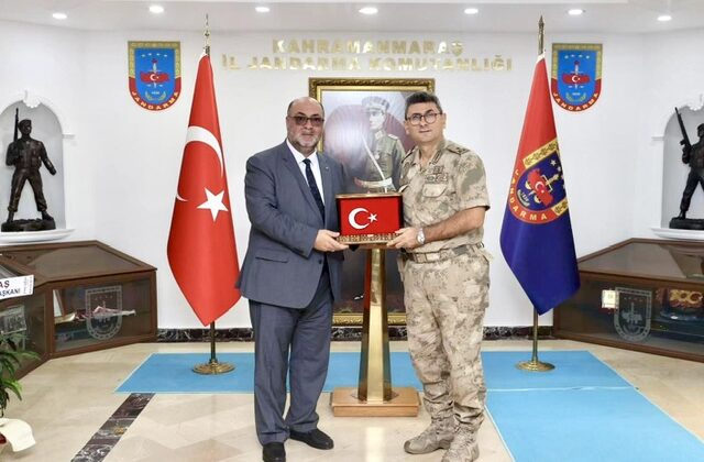 Başkan Mehmet Akpınar’dan Kahramanmaraş İl Jandarma Komutanı Tuğgeneral Ali Gemalmaz’a Ziyaret