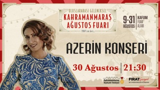 Azerin, Zafer Bayramı’ndaKAFUM’daSahne Alacak