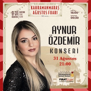 Aynur Özdemir, KAFUM’da Müzik Ziyafeti Yaşatacak