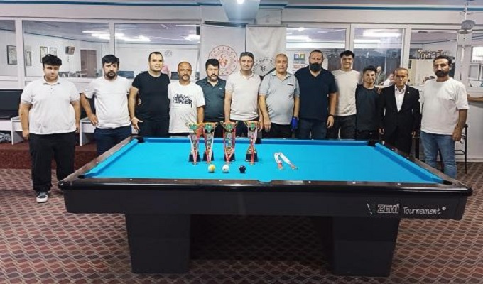 Kahramanmaraş’ta İlk 8 Top Bilardo Şampiyonası Düzenlendi