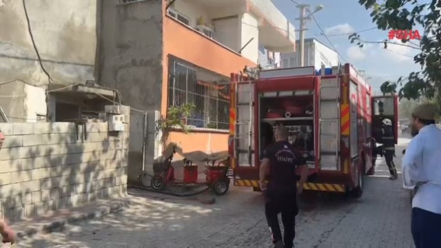 Kahramanmaraş’ta ikamet yangını