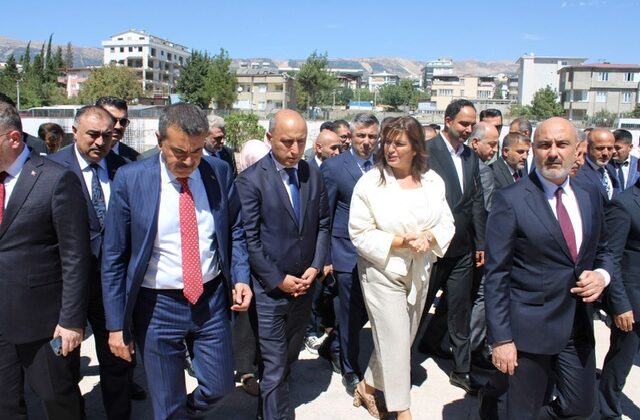 Milli Eğitim Bakanları, Mehmet Balduk Fen Lisesi İnşaatını İnceledi