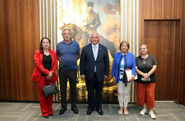 CHP Kadın Kolları Başkanı Kerime Telci’den Göksun Belediye Başkanı Selim Cüce’ye  Ziyaret
