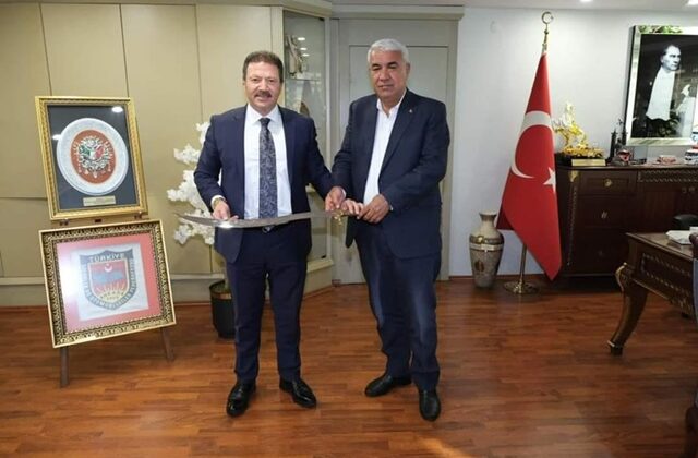 Şoför Esnaf Odalarından TŞOF Başkanı Yiğiner’e Hayırlı Olsun Ziyareti