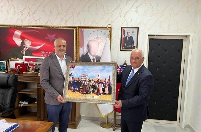 Göksun Belediye Başkanı Selim Cüce’den Andırın Belediyesi’ne Ziyaret