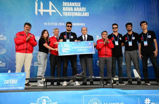 KSÜ Rektör Vekili Prof. Dr. Orhan Doğan, Uluslararası İHA Yarışmaları Ödül Törenine Katıldı