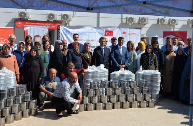 MARJİNAL YOĞURT ÜRETİMİ EKİPMANLARI ve MEYVE SEBZE KURUTMA MAKİNESİ DAĞITIM PROGRAMI GERÇEKLEŞTİRİLDİ