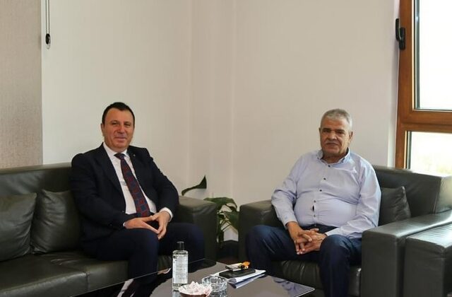 VEYSİ KAYNAK’TAN KMTSO BAŞKANI MUSTAFA BULUNTU’YA ZİYARET: BÖLGE EKONOMİSİ VE YENİDEN YAPILANMA GÜNDEMDE