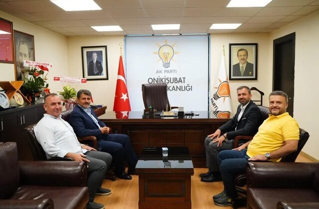 MİLLETVEKİLİ ÖMER ORUÇ BİLAL DEBGİCİ’DEN AK PARTİ İLÇE BAŞKANI DURDU SAFA KEKEÇ’E HAYIRLI OLSUN ZİYARETİ