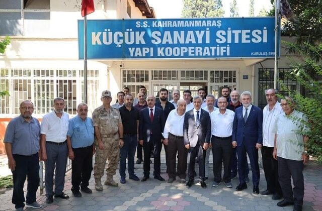 Vali Ünlüer ve Başkan Görgel Küçük Sanayi Sitesi’ni Ziyaret Etti