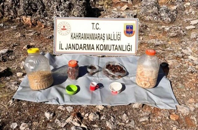 Kahramanmaraş’ta Terörle Mücadele Operasyonu: Mağarada Yaşam Malzemeleri Ele Geçirildi