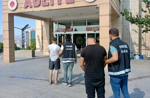 Kahramanmaraş’ta Uyuşturucu Taciri 2 kişi tutuklandı
