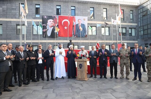 Kahramanmaraş’ta İl Emniyet Müdürlüğü’ne 63 Araç Dualarla Teslim Edildi