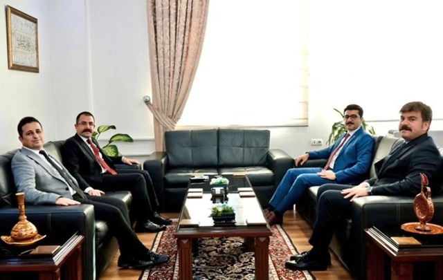 İlçe Kaymakamı Muhammed Kaya, Kahramanmaraş İl Cumhuriyet Başsavcısı Tiryaki’yi Ziyaret Etti