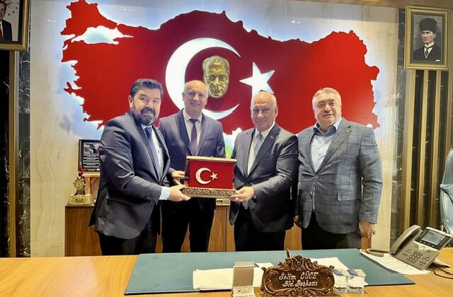 Dulkadiroğlu Belediyesi’nden Göksun Belediye Başkanı Selim Cüce’ye Ziyaret