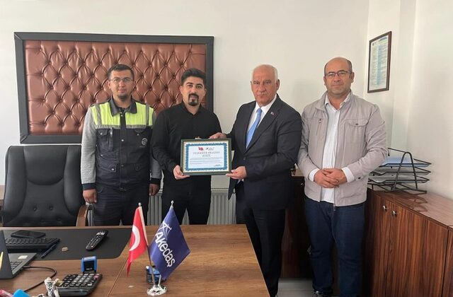 Başkan Selim Cüce’den AKEDAŞ Göksun Şefliğine Teşekkür Ziyareti