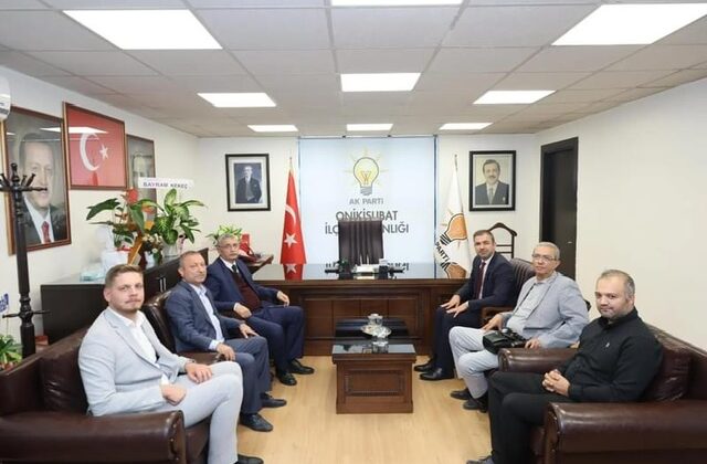 Celalettin Güvenç’ten AK Parti Onikişubat İlçe Başkanı Durdu Safa Kekeç’e Hayırlı Olsun Ziyareti