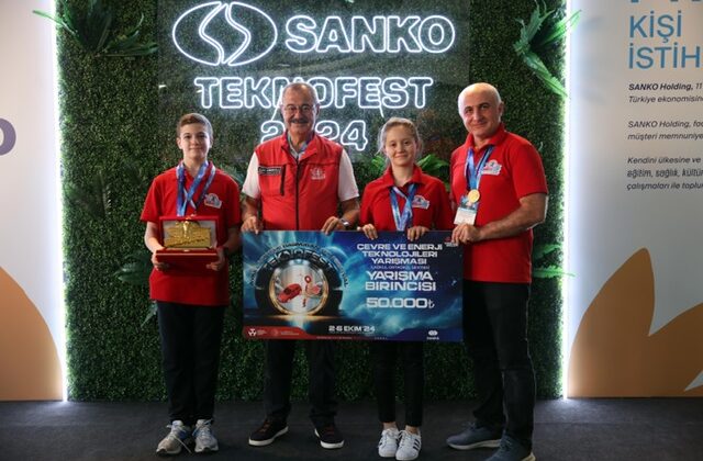 SANKO OKULLARI’NDAN TEKNOFEST’TE GURURLANDIRAN BİRİNCİLİK