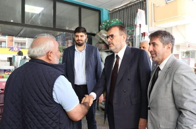 Mahir Ünal Kadıköy’de Esnafla Buluştu