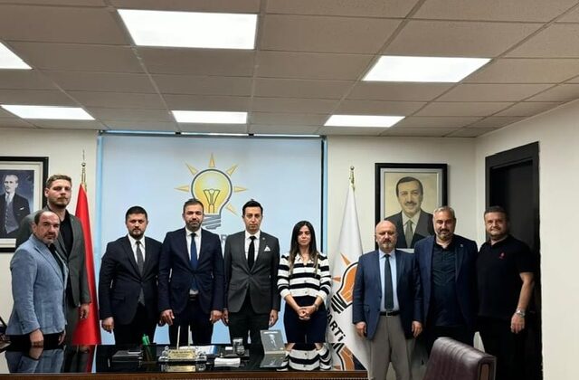 MHP Onikişubat İlçe Başkanı Ömer Emrah Satıcı’dan AK Parti Onikişubat İlçe Başkanlığı’na Ziyaret