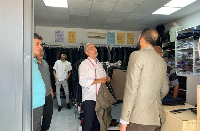 AK Parti Dulkadiroğlu İlçe Başkanı Ali Çam’dan Samsun Çarşısı Esnafına Ziyaret