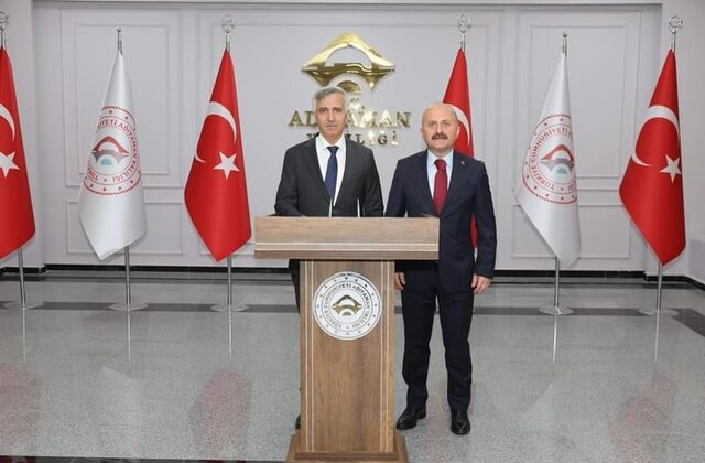 Vali Ünlüer’den Adıyaman Valisi Varol’a Nezaket Ziyareti