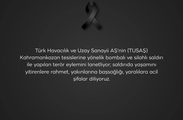 Kipaş Holding’den TUSAŞ’a Yönelik Saldırıya Kınama