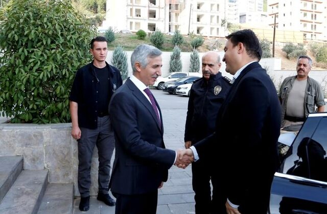 Kahramanmaraş Valisi Mükerrem Ünlüer, Tokat Valisi Abdullah Köklü’yü Ağırladı